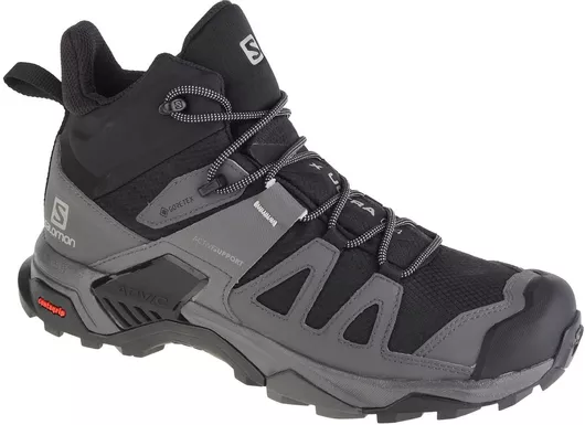 Salomon X Ultra 4 Ανδρικά Ορειβατικά Μποτάκια Αδιάβροχα με Μεμβράνη Gore-Tex Black / Magnet / Pearl Blue