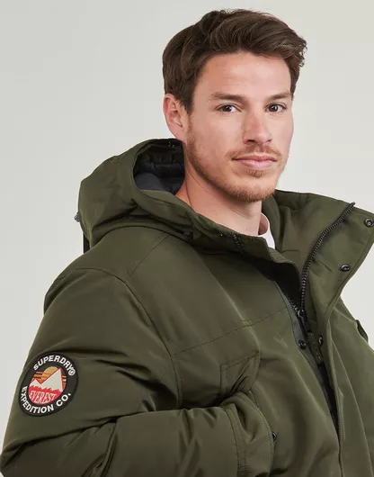 Superdry Everest Χειμωνιάτικο Μπουφάν Παρκά Χακί
