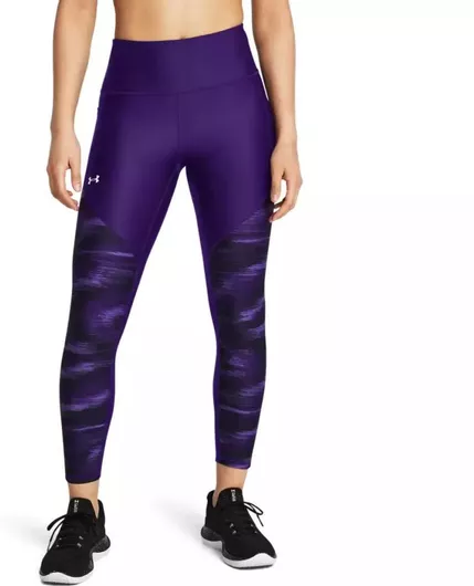 Under Armour Tech Print Panel Training Γυναικείο Cropped Κολάν Μοβ