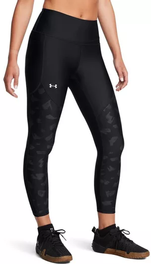 Under Armour Panel Ankle Training Γυναικείο Κολάν Μαύρο