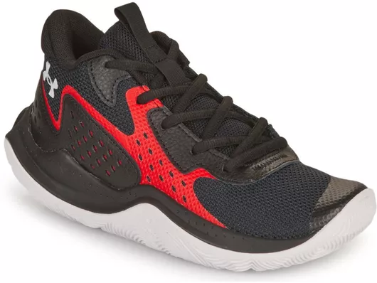 Under Armour Αθλητικά Παιδικά Παπούτσια Μπάσκετ με Κορδόνια Μαύρο
