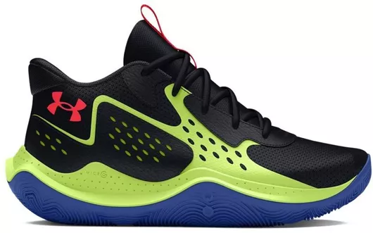 Under Armour GS JET 23 Παιδικά Αθλητικά Παπούτσια Μπάσκετ με Κορδόνια Μαύρο