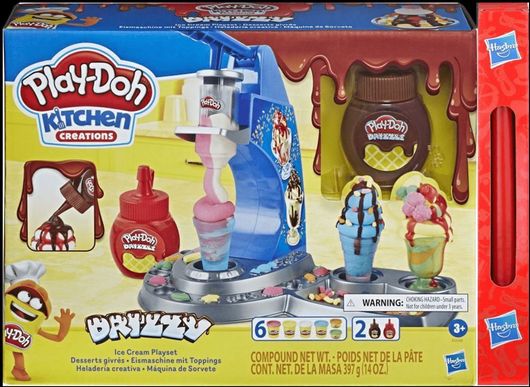 Παιχνιδολαμπάδα Hasbro Playdoh Ice Cream Playset για 3+ Ετών