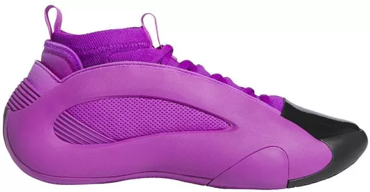 adidas Harden Volume 8 Low Basketball Shoes Purple Burst / Core Black / Silver Metallic