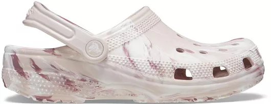 Crocs Marbled Clog Γυναικεία Σαμπό Ροζ