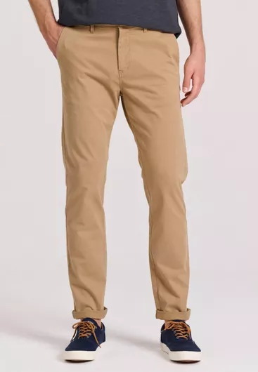 Funky Buddha Παντελόνι Chino σε Κανονική Εφαρμογή Vintage Beige
