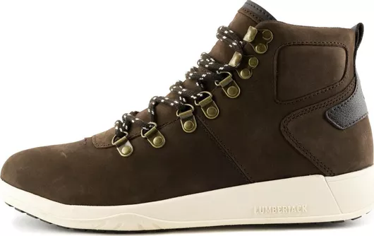 Lumberjack Winter Houston Δερμάτινα Καφέ Ανδρικά Μποτάκια