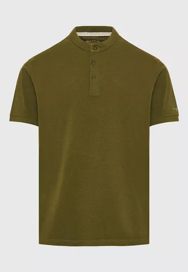 Ανδρική Μπλούζα Polo Funky Buddha Χακί