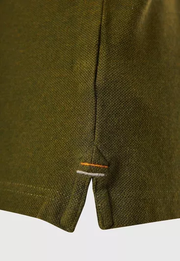 Ανδρική Μπλούζα Polo Funky Buddha Χακί