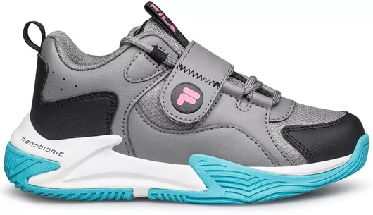 Fila Memory Pick 2 Nanobionic Αθλητικά Παιδικά Παπούτσια Μπάσκετ με Σκρατς Γκρι