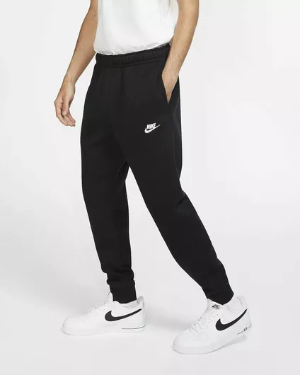 Nike Sportswear Club Παντελόνι Φόρμας με Λάστιχο Μαύρο