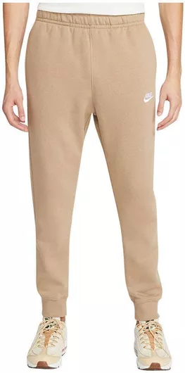 Nike Sportswear Club Παντελόνι Φόρμας με Λάστιχο Μπεζ