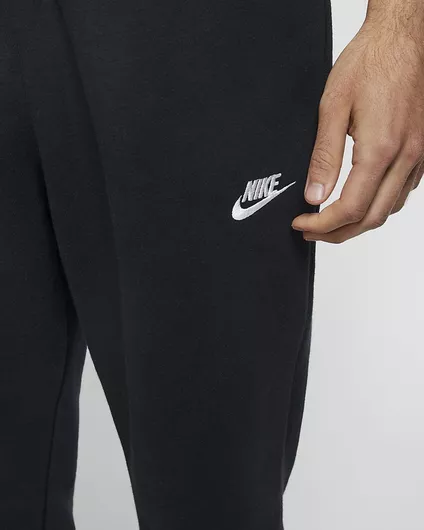 Nike Sportswear Club Παντελόνι Φόρμας με Λάστιχο Μαύρο