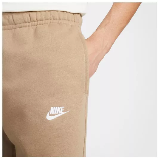 Nike Sportswear Club Παντελόνι Φόρμας με Λάστιχο Μπεζ