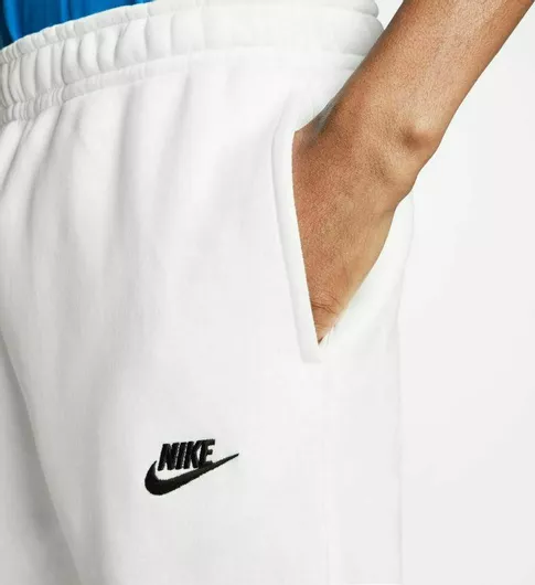 Nike Sportswear Παντελόνι Φόρμας με Λάστιχο Λευκό
