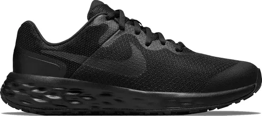 Nike Revolution 6 Αθλητικά Παιδικά Παπούτσια Running με Κορδόνια Black / Dk Smoke Grey