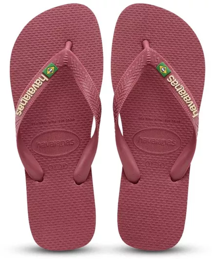 Havaianas Brasil Logo Σαγιονάρες Μοβ