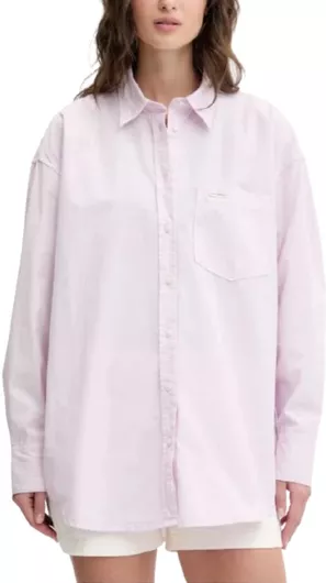Μακρυμάνικο Γυναικείο Πουκάμισο Light Purple