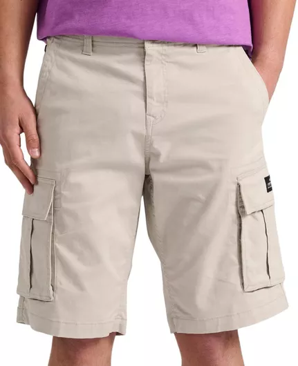 Funky Buddha Ανδρική Βερμούδα Cargo Silver Grey