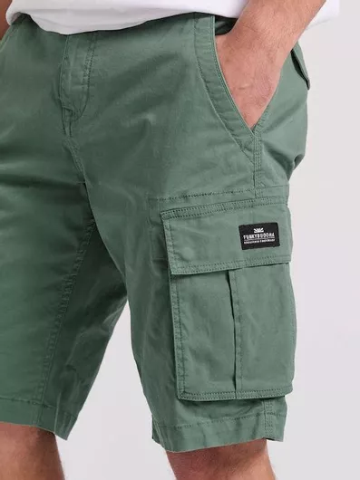 Funky Buddha Ανδρική Βερμούδα Cargo Πράσινο