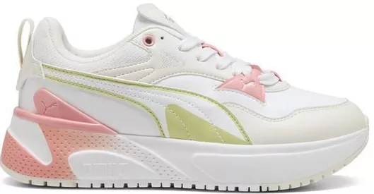 Puma R78 Disrupt Γυναικεία Flatforms Sneakers Λευκό Ροζ