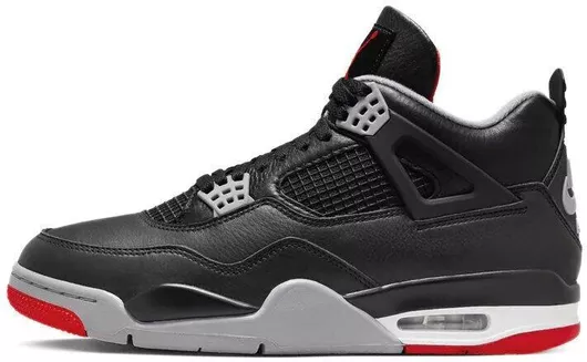 Jordan Air Jordan 4 Retro Μποτάκια Black / Cement Grey / Varsity Red / Summit White