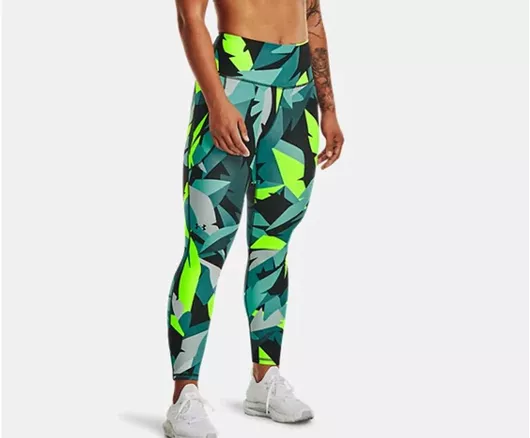 Under Armour Training Γυναικείο Cropped Κολάν Ψηλόμεσο Πράσινο