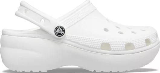 Crocs Classic Crush Ανατομικά Σαμπό Λευκό