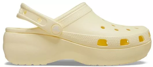 Crocs Classic Platform Clog Γυναικεία Σαμπό Κίτρινο