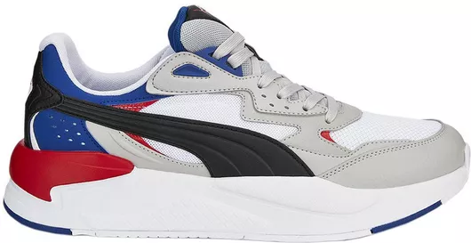 Puma X-Ray Speed Flatforms White / Black / Grey Limoges / Red