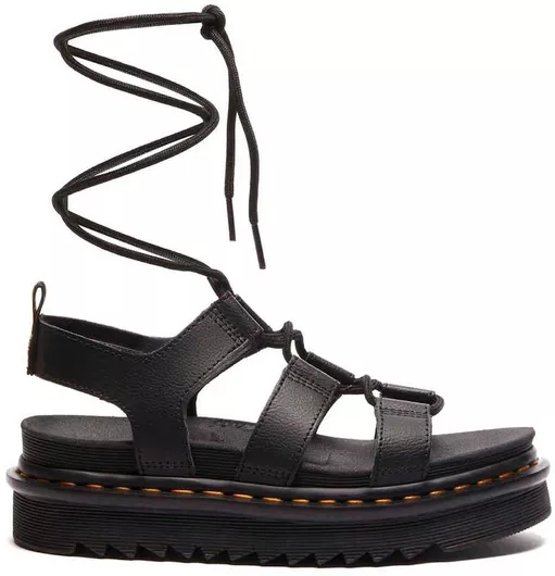 Dr. Martens Nartilla Γυναικεία Σανδάλια Flatforms Μαύρο
