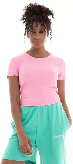 Only Κοντομάνικη Γυναικεία Μπλούζα Sachet Pink