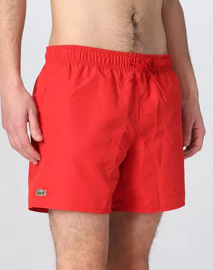 Lacoste Ανδρικό Μαγιό Σορτς Κόκκινο