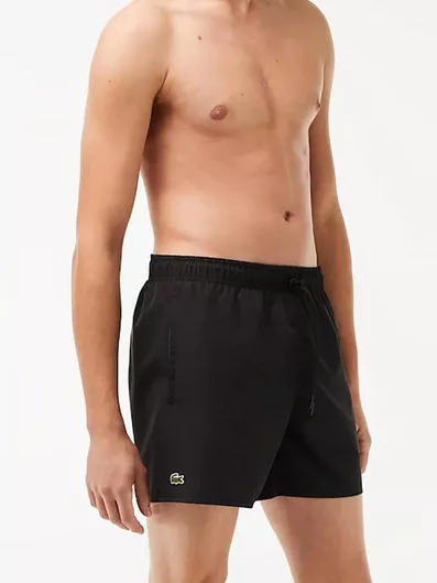 Lacoste Ανδρικό Μαγιό Σορτς Μαύρο