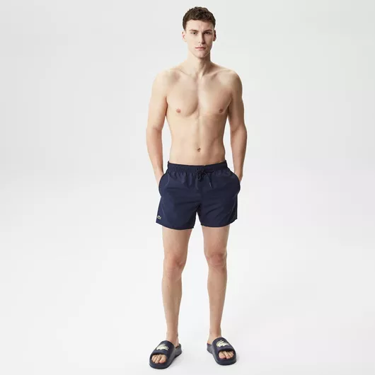 Lacoste Ανδρικό Μαγιό Σορτς Navy Μπλε