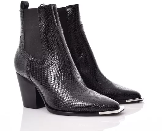 Schutz Δερμάτινα Γυναικεία Chelsea Μποτάκια Μαύρο