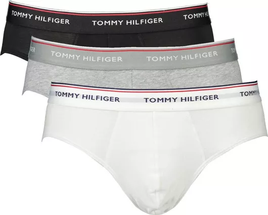 Tommy Hilfiger Premuim Essentials Ανδρικά Σλιπ Black / Heather Grey / White Μονόχρωμα 3Pack