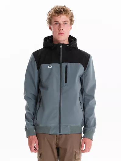 Emerson Δερμάτινο Μπουφάν Μαύρο