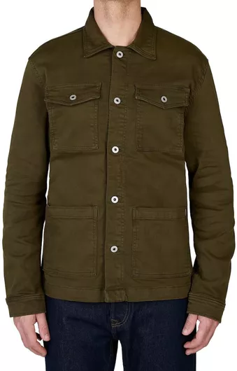 Pepe Jeans Overshirt Τζιν Πουκάμισο Χακί