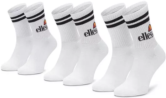 Ellesse Core Pullo Αθλητικές Κάλτσες Λευκό 3 Ζεύγη