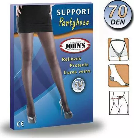 Johns 70DEN Μαύρο Καλσόν Εγκυμοσύνης