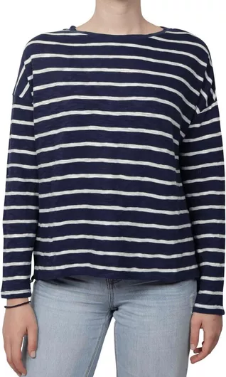 Levi's Γυναικεία Μπλούζα Μακρυμάνικη Ριγέ Λευκό / Μπλε