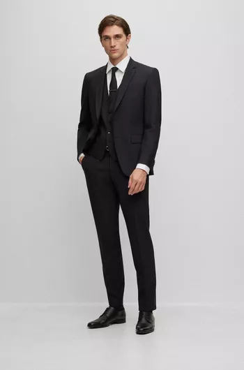 Hugo Boss Μακρυμάνικo Πουκάμισο σε Κανονική Γραμμή Λευκό