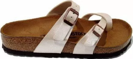 Birkenstock Mayari Birko-Flor Γυναικεία Σανδάλια Ανατομικά Χρυσό