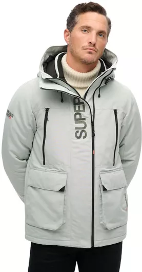Superdry M D2 Sdcd Μπουφάν Αντιανεμικό Grey