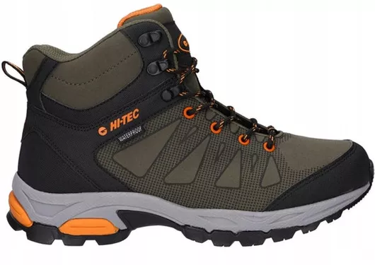 Hi-Tec Raven Ανδρικά Ορειβατικά Μποτάκια Αδιάβροχα Πράσινο