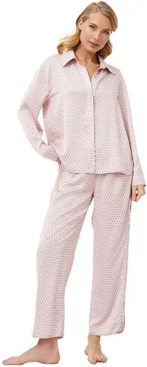 Aruelle Χειμερινό Γυναικείο Σετ Πιτζάμας Ροζ