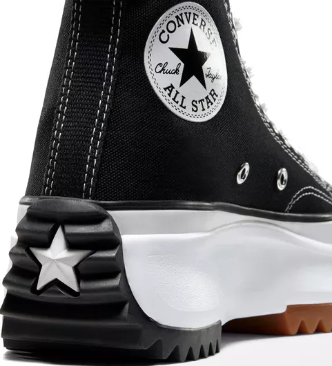 Converse Run Star Hike Hi Flatforms Μποτάκια Black / White / Gum
