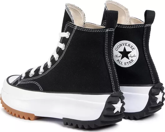 Converse Run Star Hike Hi Flatforms Μποτάκια Black / White / Gum