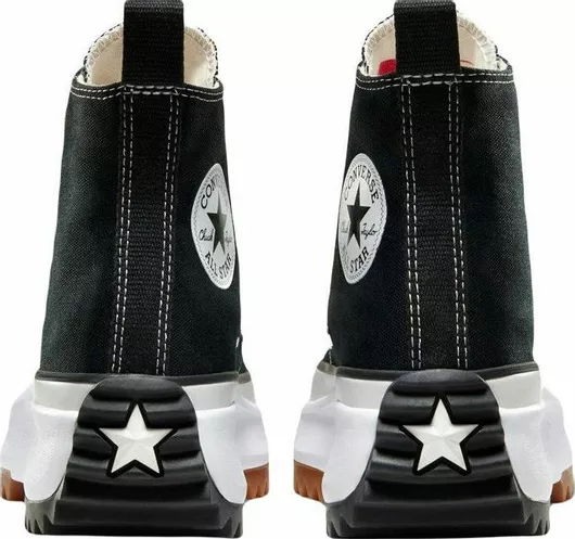 Converse Run Star Hike Hi Flatforms Μποτάκια Black / White / Gum